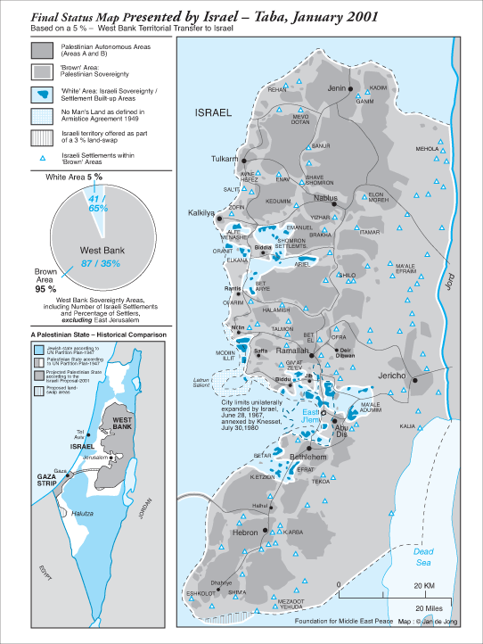 Final Status Map Presented by Israel, Taba - Mar 2001 - Foundation for ...